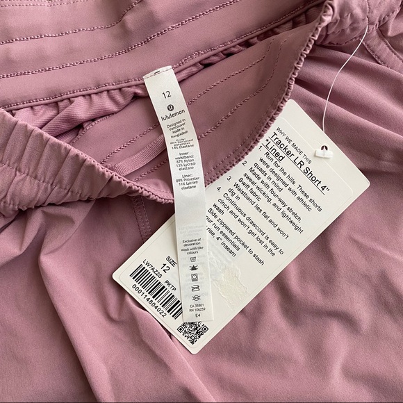Lululemon Tracker Short V *4" - Pink Taupe - Picture 3 of 7